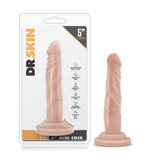 Dr Skin 5in Mini Cock Beige