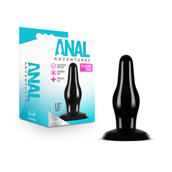Blush Anal Adventures Pleasure Plug 4.25 Inch – Tapered Design Comfortable Use > Anal Range > Butt Plugs