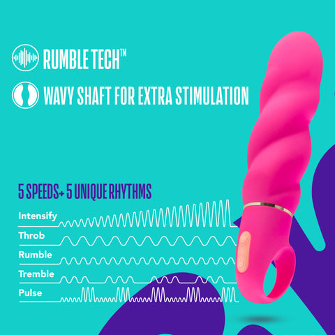 Aria Amazing Af Fuschia 15.9 Cm Vibrator Vibrators