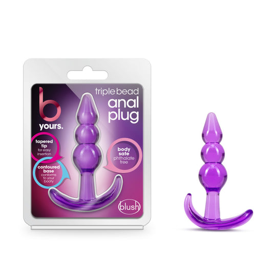 B Yours Triple Bead Anal Plug -  9.5 cm Butt Plug