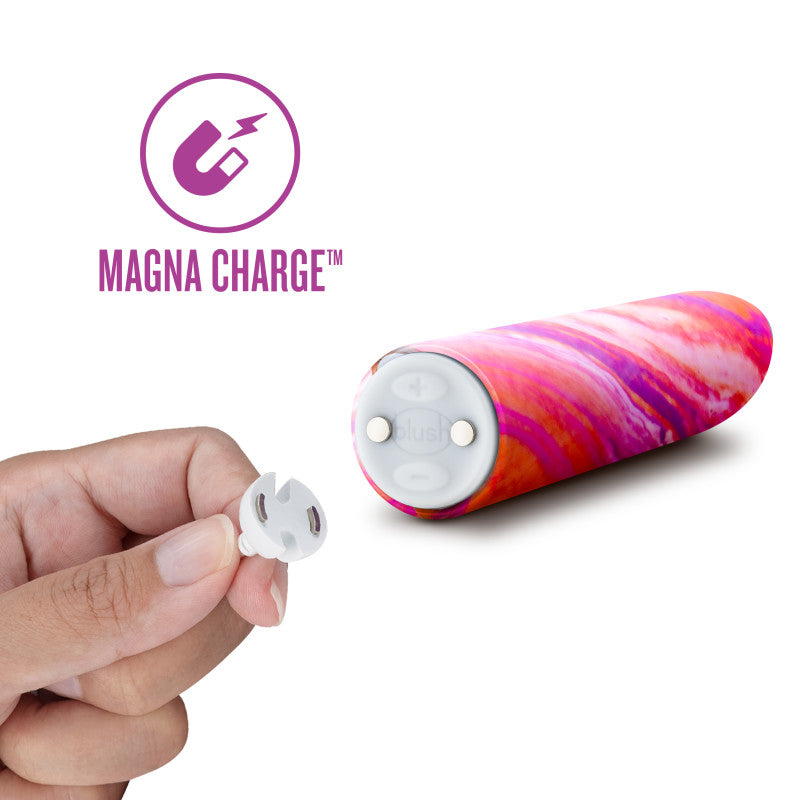 Limited Addiction Fiery Power Vibe Coral Mini Vibrator with Rumble Tech > Vibrators > Mini Vibrators