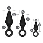 Anal Adventures Platinum Silicone Loop Anal Plug Kit > Anal Range > Butt Plug Kits