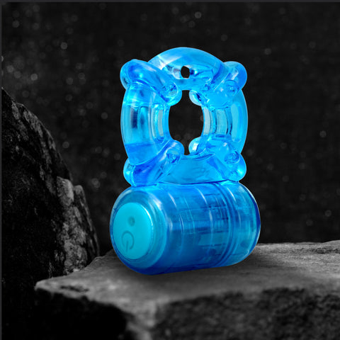 Stay Hard Rechargeable 5 Function Cock Ring - USB Vibrating Ring Cock Rings Vibrating