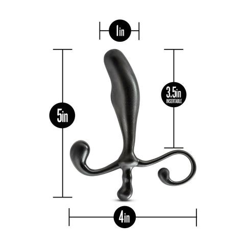 Anal Adventures Prostate Stimulator Black Hands-Free Sex Toy > Anal Range > Prostate Plugs