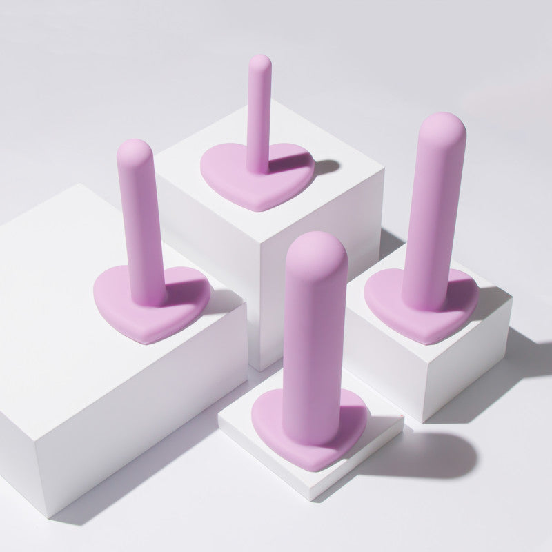 Wellness Silicone Vaginal Dilator Kit 4-Piece Set Purple > Sex Toys > Dilators