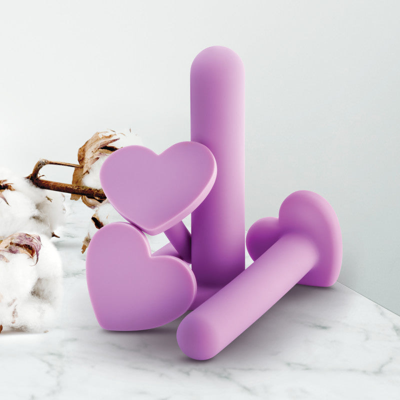 Wellness Silicone Vaginal Dilator Kit 4-Piece Set Purple > Sex Toys > Dilators