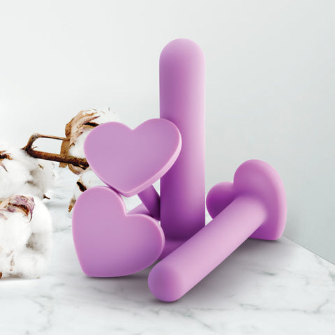 Wellness Silicone Vaginal Dilator Kit 4-Piece Set Purple > Sex Toys > Dilators