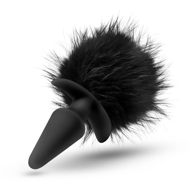 Anal Adventures Platinum Rabbit Tail Plug (6.75 Inch) > Anal Range > Tail Butt Plugs