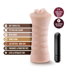 M for Men - Skye -  Vibrating Mouth Stroker