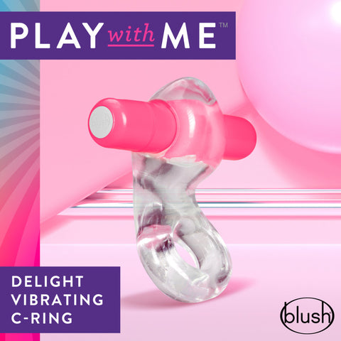 Play With Me Vibrating Cock Ring Pink for Ultimate Pleasure Cock Rings Vibrating