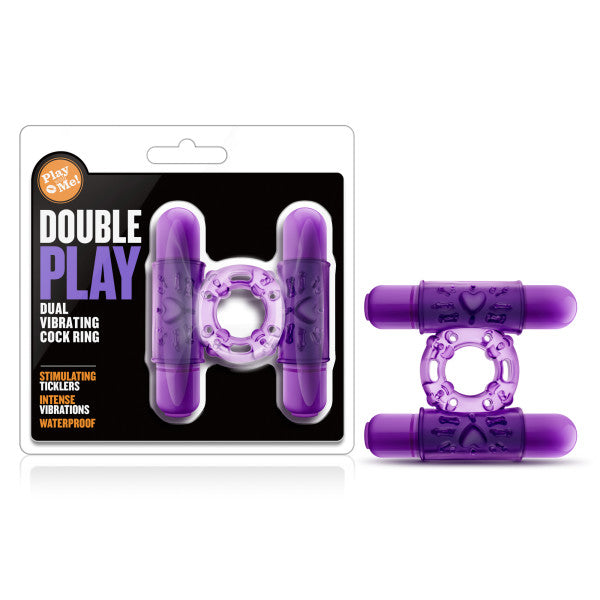 Play With Me Double Play – Dual Vibrating Cock Ring > Cock Ring > Vibrating