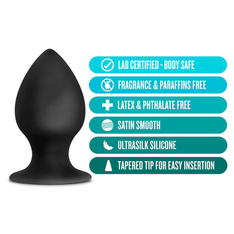Anal Adventures Platinum Silicone Anal Stout Plug Large Butt Plugs