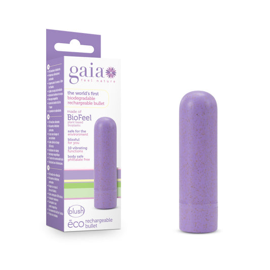 Gaia Eco Rechargeable Bullet - Lilac  USB Rechargeable Bullet