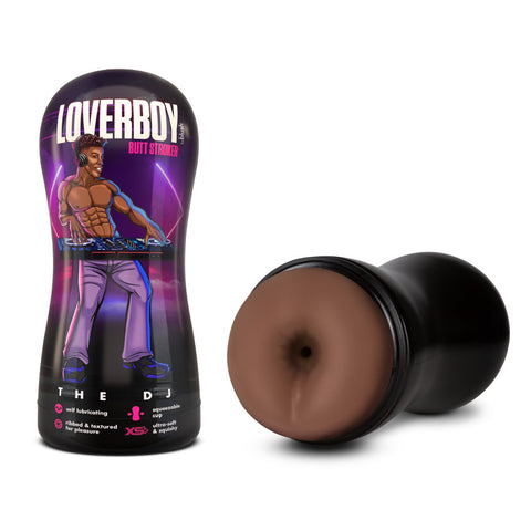 Loverboy The DJ Pocket Stroker for Ultimate Pleasure Brown Strokers - Manual