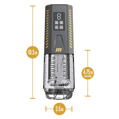 M For Men - SpinMaster Pro -  Vibrating & Rotating Auto Stroker