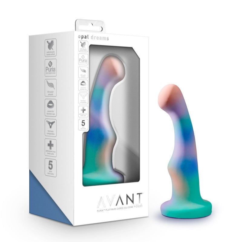 Avant Opal Dreams Aqua Silicone 6 Inch Dildo – Luxury Silicone Dildo Default Title > Dildos > Neutral Dildos