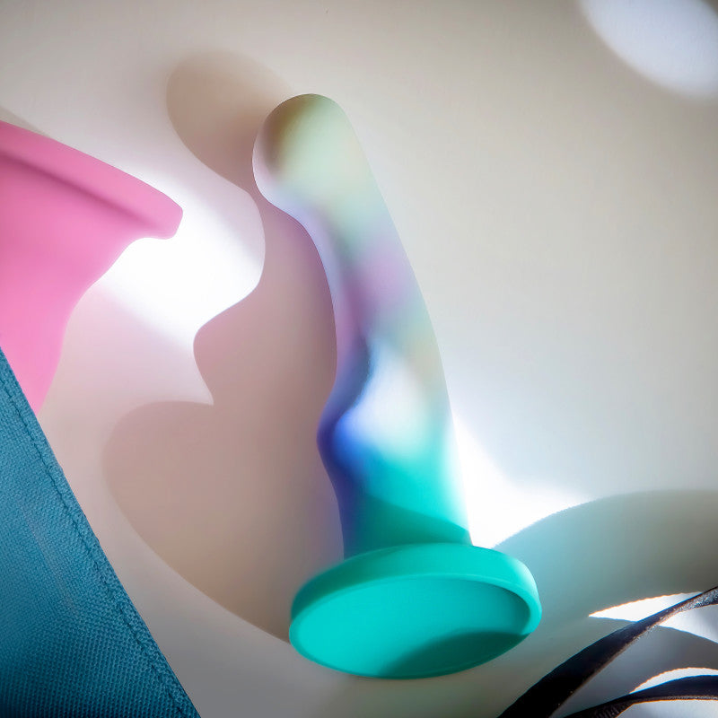 Avant Opal Dreams Aqua Silicone 6 Inch Dildo – Luxury Silicone Dildo > Dildos > Neutral Dildos