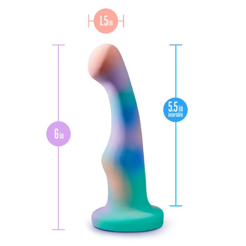 Avant Opal Dreams Aqua Silicone 6 Inch Dildo – Luxury Silicone Dildo > Dildos > Neutral Dildos