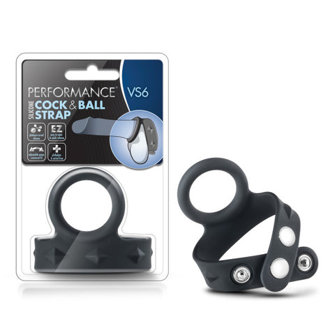 Performance VS6 Silicone Cock and Ball Strap – Adjustable Silicone Cock and Ball Strap > Cock Ring > Adjustable
