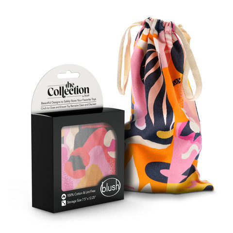 The Collection Burst Designer Storage Pouch for Sex Toys and Accessories Coloured Adult Toy Storage