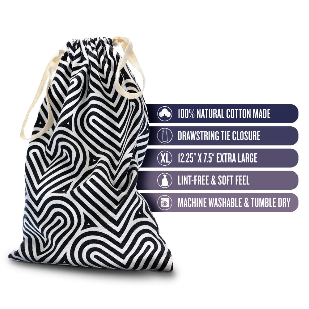 The Collection Embrace Designer Storage Pouch – 100% Natural Cotton Storage Bag > Essentials > Toy Storage