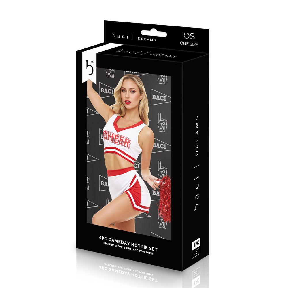 Gameday Hottie 4 Piece Set – Lingerie > Clothes > Costumes > Womens