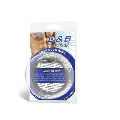Blue Line Snap Cock Ring 8.75 Inch 22 cm Default Title COCK RINGS