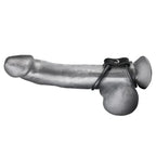 Electric Eel Blue Line Duo Soft Stretchy Rubber Cock and Ball Ring - Durable Ring > Clothes > Mens Leather