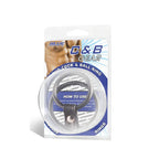 Electric Eel Blue Line Duo Soft Stretchy Rubber Cock and Ball Ring - Durable Ring > Clothes > Mens Leather