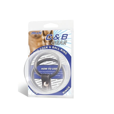 Blue Line Duo Cock and Ball Ring for Enhanced Stamina and Size Default Title COCK RINGS