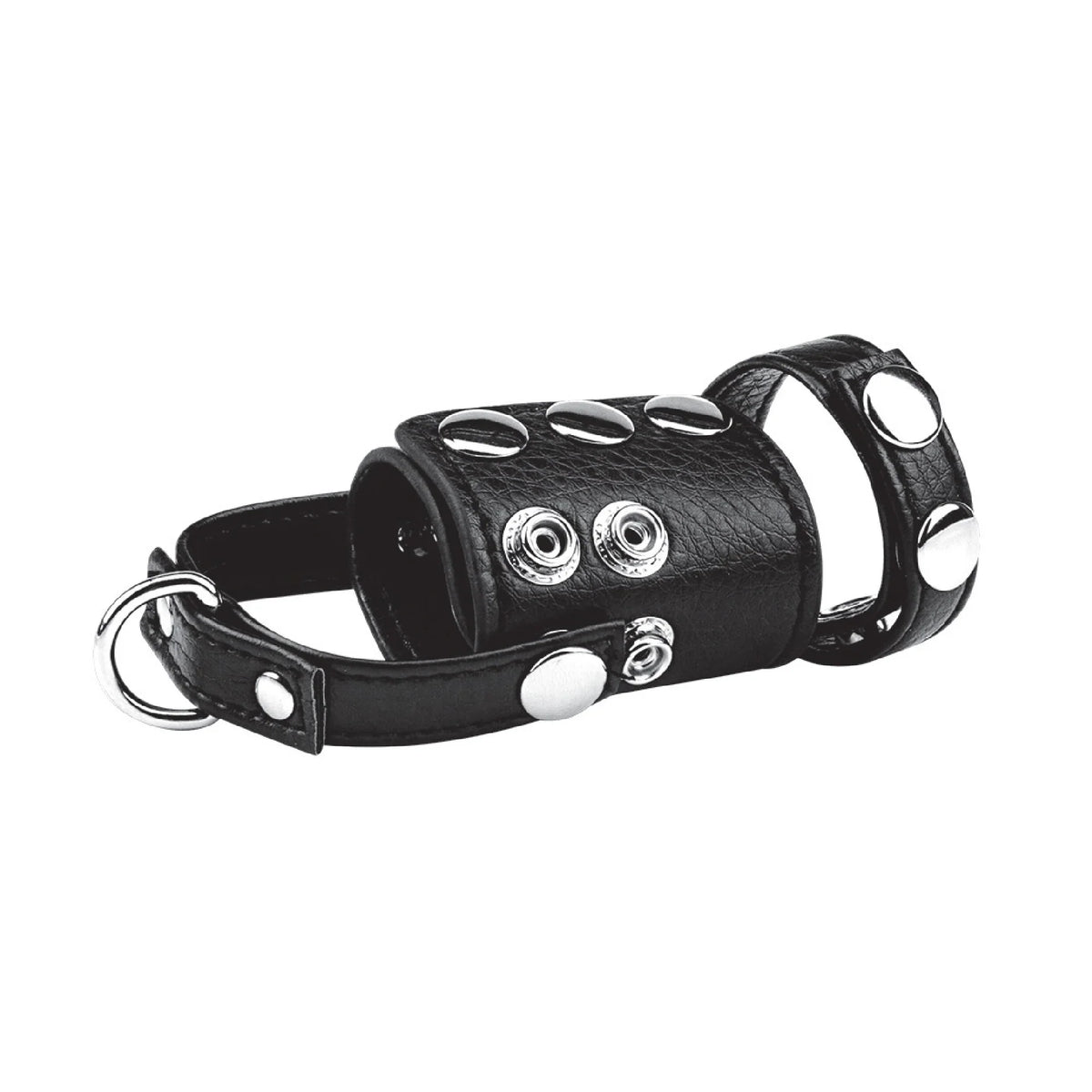 Electric EEL | Blue Line Cock Ring with 2 Ball Stretcher And Optional Weight Ring