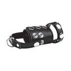 Blue Line Cock Ring with Ball Stretcher and Optional Weight Ring 2 Inch > Clothes > Mens Leather
