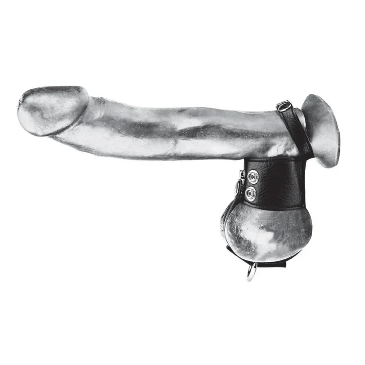 Electric EEL | Blue Line Cock Ring With 1.5 Ball Stretcher And Optional Weight Ring