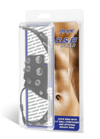 Blue Line Cock Ring With 1.5 Inch Ball Stretcher and Optional Weight Ring Default Title > Sex Toys For Men > Ball Stretchers