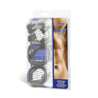 Blue Line Locking Ball Stretcher Cock Ring and Three-Ring Cock Cage Set > Clothes > Mens Leather
