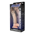 Electric EEL | Blue Line 6 Ribbed Realistic Penis Enhancing Sleeve Extension