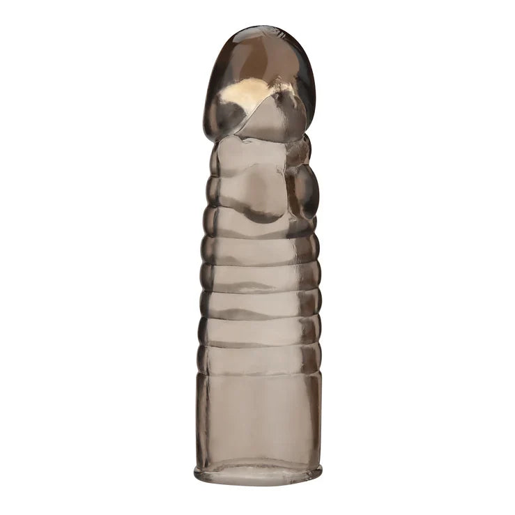 Electric EEL | Blue Line 6 Ribbed Realistic Penis Enhancing Sleeve Extension