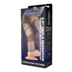 Blue Line 6.5 Inch Triple Texture Penis Enhancer Sleeve Extension > Sex Toys For Men > Penis Sleeves