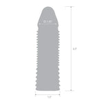 Blue Line 6.5 Inch Triple Texture Penis Enhancer Sleeve Extension > Sex Toys For Men > Penis Sleeves