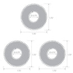 Electric EEL | Blue Line 3-Pack Ultra-Stim Stretch Cock Rings