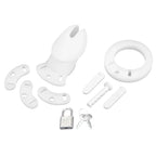 Blue Line Silicone Chastity Cage – Comfortable Flexible Silicone Chastity Device > Bondage Gear > Male Chastity