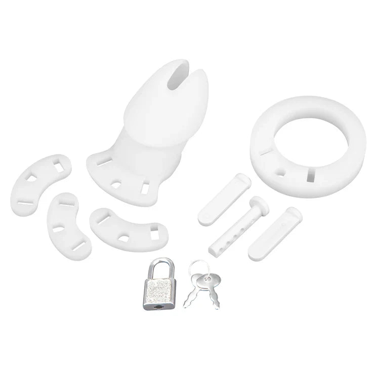 Blue Line Silicone Chastity Cage – Comfortable Flexible Silicone Chastity Device > Bondage Gear > Male Chastity