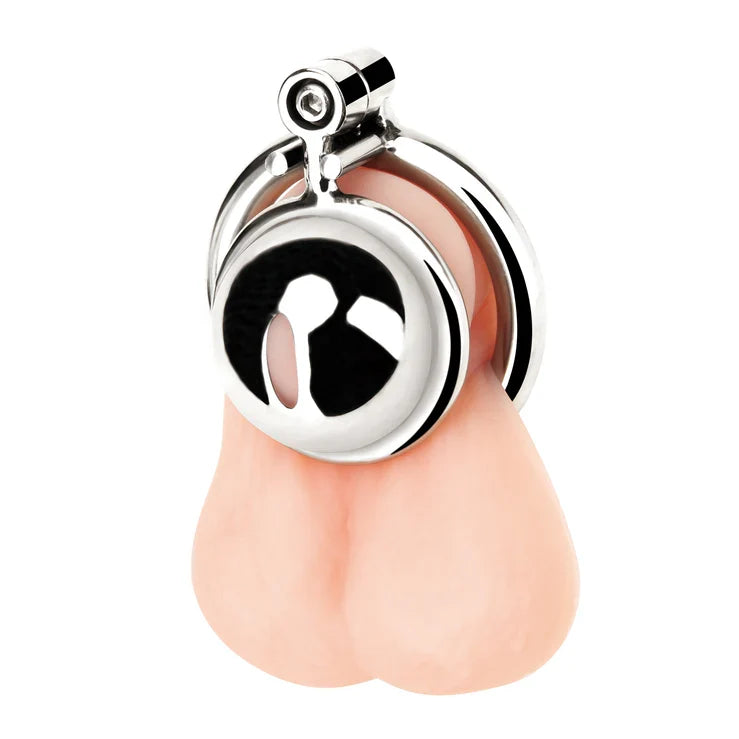 Blue Line Mini Cock Micro Chastity Cage Stainless Steel Device > Bondage Gear > Male Chastity