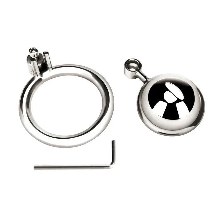 Blue Line Mini Cock Micro Chastity Cage Stainless Steel Device > Bondage Gear > Male Chastity