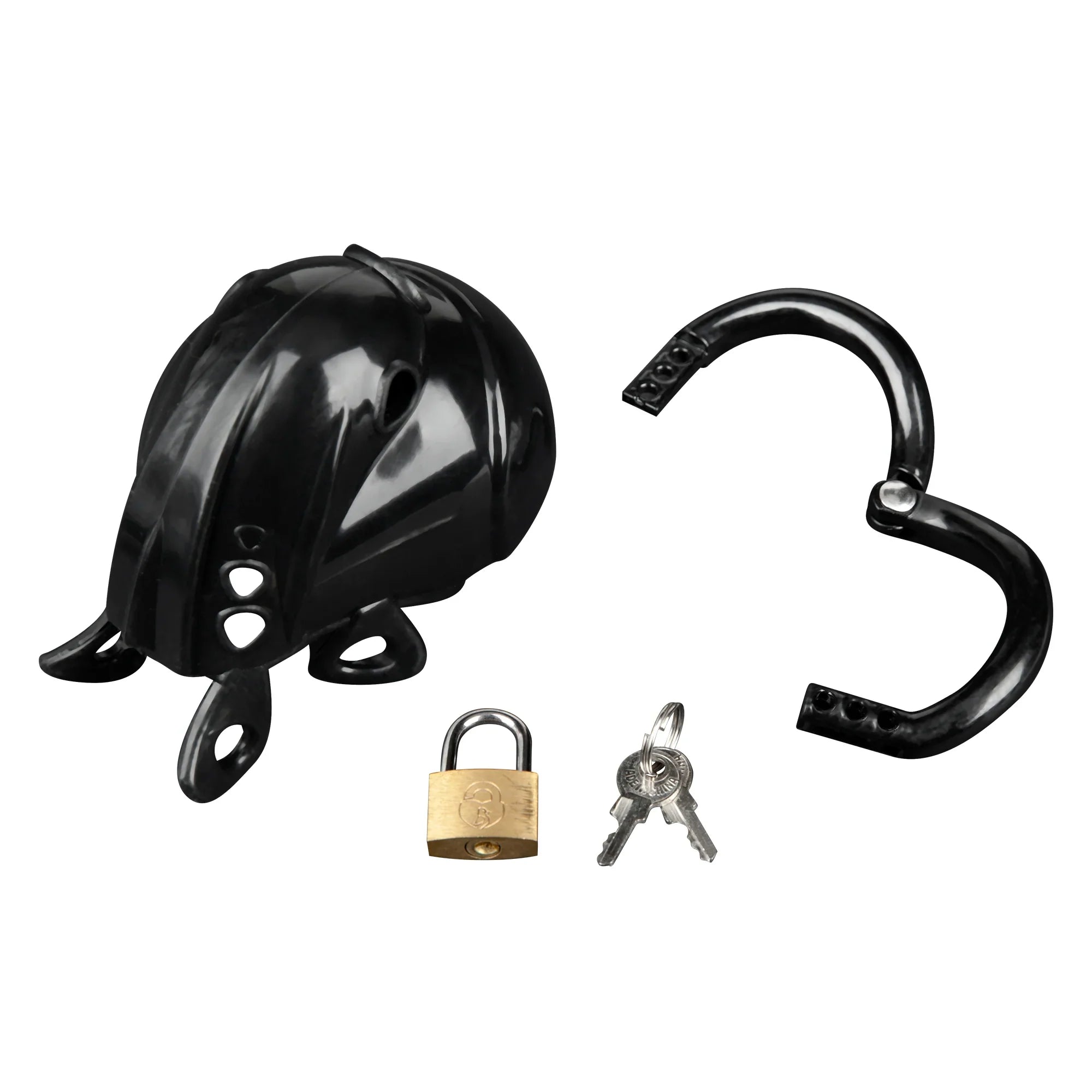 Blue Line Full Restraint Silicone Cock and Balls Chastity Device > Bondage Gear > Male Chastity