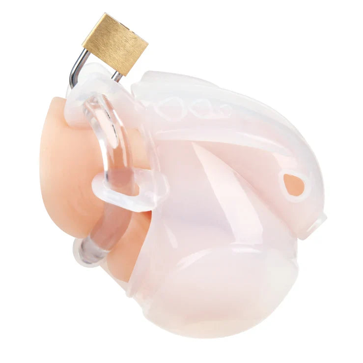 Blue Line Full Restraint Silicone Cock and Balls Chastity Device > Bondage Gear > Male Chastity