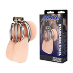 Blue Line Stainless Steel Inverted Micro Jail Time Chastity Cage Default Title > Bondage Gear > Male Chastity