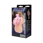 Blue Line Small Humiliation Acrylic Prisoner Cock Cage - Pink > Bondage Gear > Male Chastity
