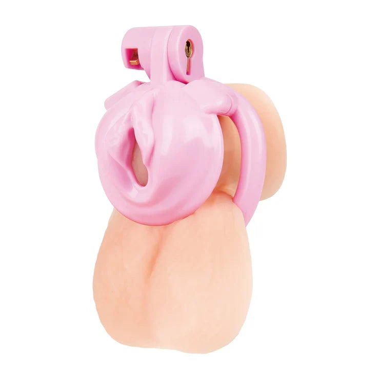 Blue Line Bitchboy Degrading Mini Chastity Cage – Lightweight Chastity Cage > Bondage Gear > Male Chastity Main image