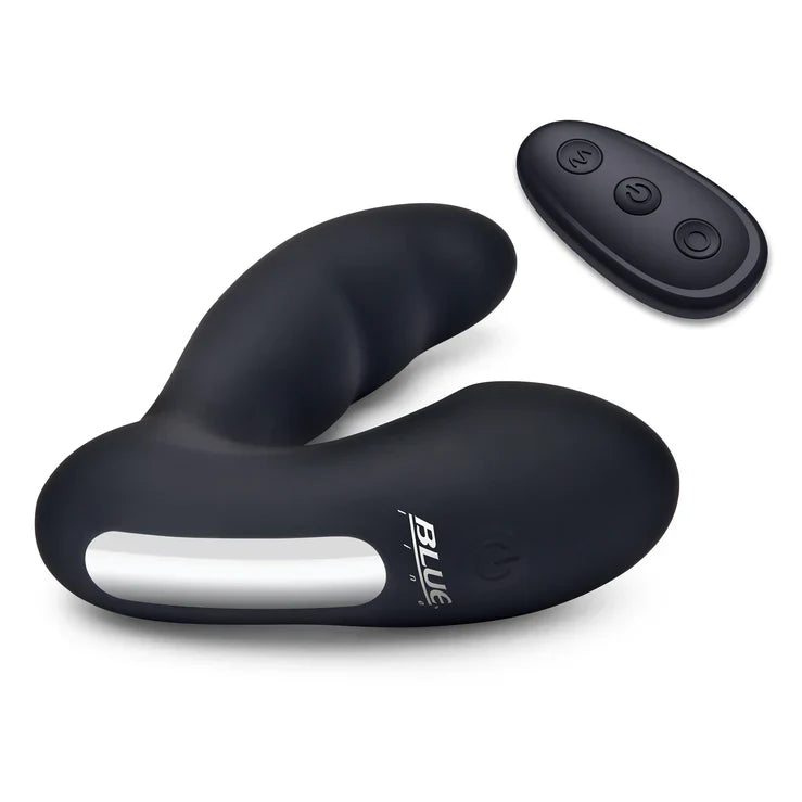 Blue Line Prober Dual Vibrating Remote Controlled Black Silicone Prostate Stimulator Secondary image